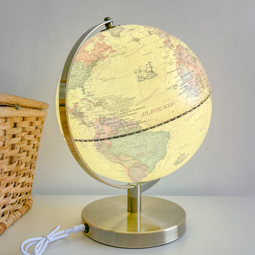 The Wanderer's Globe Lamp